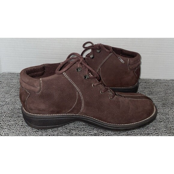 White Mountain Ankle Boots Womens 7M Brown Leather Lace-Up Comfort Booties‎ Lisa - Picture 9 of 14